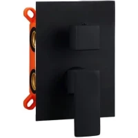 Смеситель для ванны AQG Bold 01BOL352NG встраиваемый, черный матовый