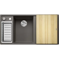 Кухонная мойка Blanco Axia III 6S InFino 527227 100x51 см, вулканический серый