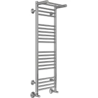 Полотенцесушитель водяной Terminus Аврора с полкой П20 4670078529848 1000x332, хром