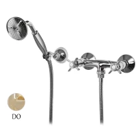 Смеситель для душа золото 24 карат Cezares Lord LORD-D-03/24