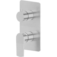 Смеситель для ванны Newform Haka 72073E.59.066 встраиваемый, нержавеющая сталь