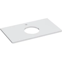 Столешница 75,8 см белый глянец Lemark Olivia LM08OL80S