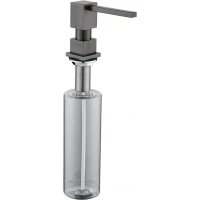 Дозатор для жидкого мыла Grocenberg AC0033BG встраиваемый, для кухни, графит