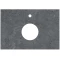 Столешница 70 см темно-серый матовый для накладных раковин Kerama Marazzi Canaletto Роверелла CN70.DL501320R - 2