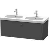 Тумба графит матовый 117 см Duravit Brioso BR404804949