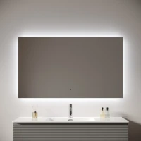 Зеркало Sancos Square 2.0 SQ2T.1200 120x70 см, с LED-подсветкой, сенсорным выключателем, диммером, антизапотеванием