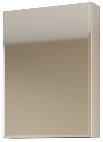 Зеркальный шкаф 60х80 см белый Marka One У37178