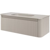 Тумба под раковину Armadi Art Voi Cashmere 782-120-R-C 120 см, подвесная, кашемир матовый