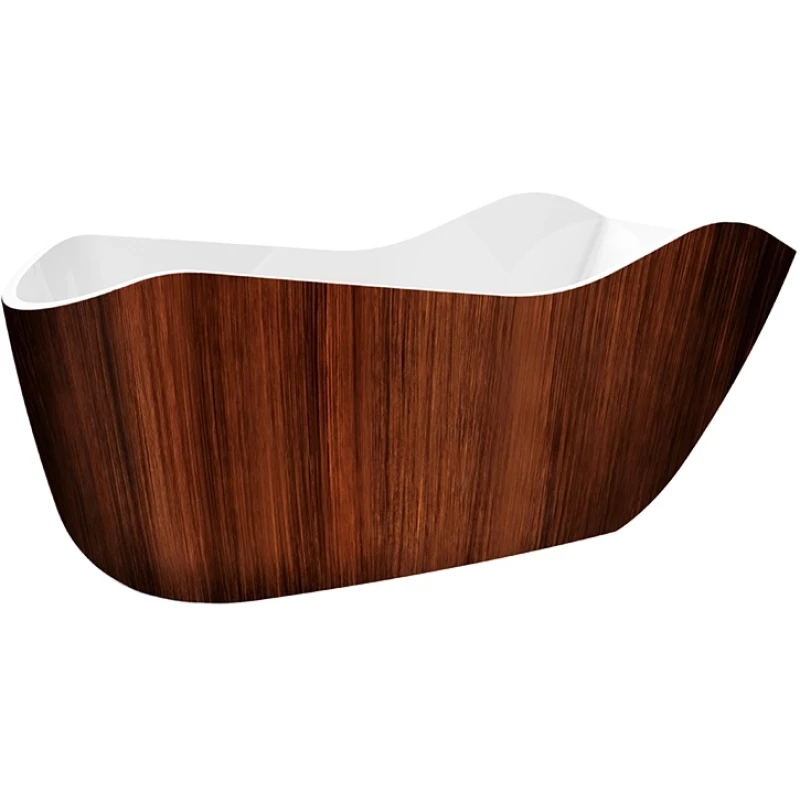 Акриловая ванна 172,5x79,5 см Lagard Teona Brown Wood lgd-tna-bw