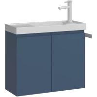 Тумба с раковиной синий матовый 60 см ORKA Ferla 5004323