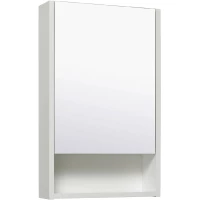 Зеркальный шкаф 40x65 см белый R Runo Микра УТ000002341