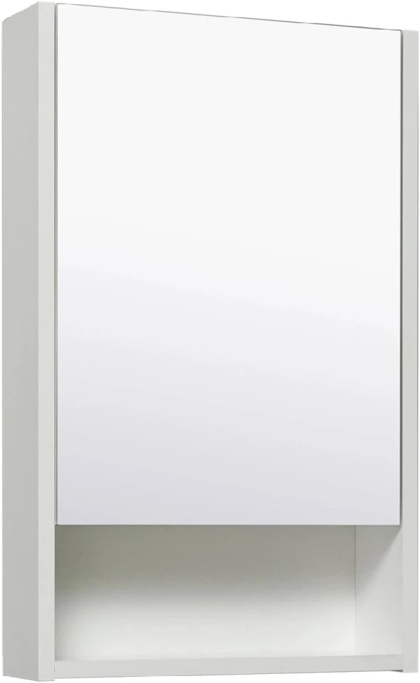 Зеркальный шкаф 40x65 см белый R Runo Микра УТ000002341 зеркальный шкаф runo микра 40х65 правый белый ут000002341
