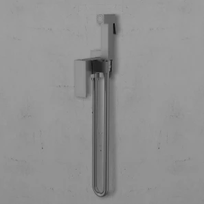 Изображение товара гигиенический душ vincea vhfw-102gm со смесителем, вороненая сталь