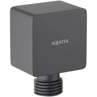 Подключение для душевого шланга Aquatek AQ2459MB черный матовый