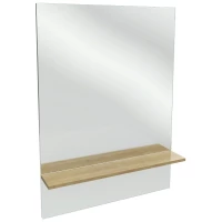 Зеркало с полкой розовое дерево 59x107,2 см Jacob Delafon Struktura EB1212-E13