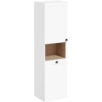 Пенал VitrA Root Classic 68517 подвесной L, с бельевой корзиной, белый матовый