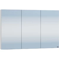Зеркальный шкаф Санта Аврора 700401 126x65 см L/R, белый глянец