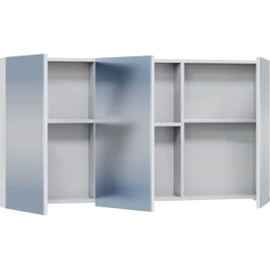 Изображение товара зеркальный шкаф санта аврора 700401 126x65 см l/r, белый глянец