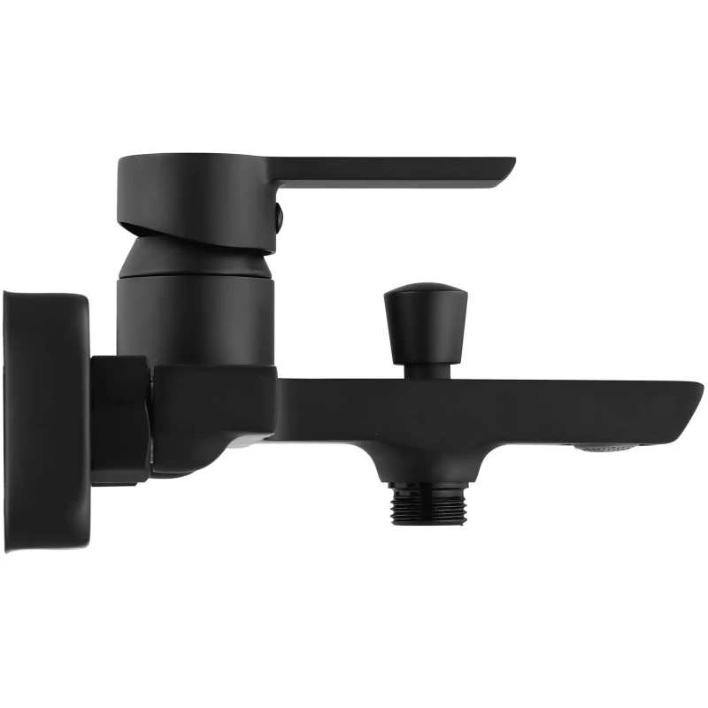 Смеситель для ванны Rea Argus REA-B6407 с душевым гарнитуром, черный матовый Смеситель для ванны Rea Argus REA-B6407 с душевым гарнитуром, черный матовый