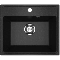 Кухонная мойка Practik PR-M-490-004 49x42 см, оникс