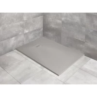 Душевой поддон из литьевого мрамора 210x70 см Radaway Kyntos F Cemento HKF21070-74