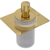 Дозатор для жидкого мыла Boheme Space 10966-G-DISP настенный, золотой