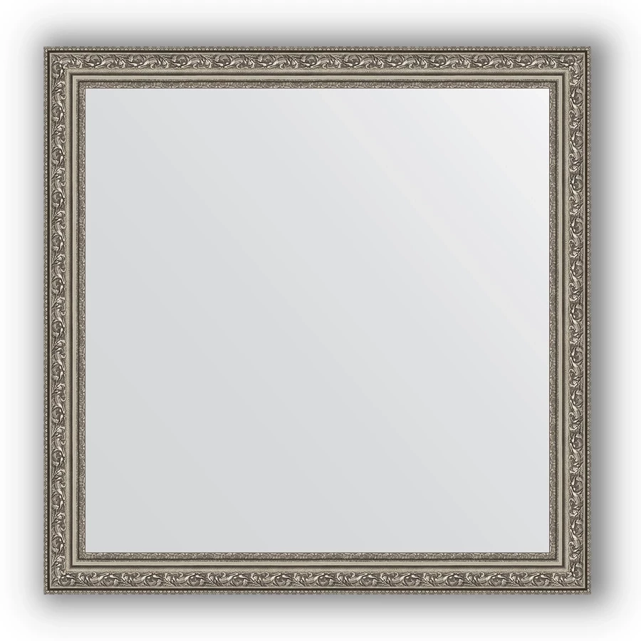 Зеркало 74x74 см виньетка состаренное серебро Evoform Definite BY 3232