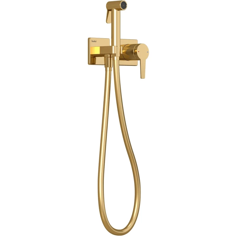 Гигиенический душ Teska Liva Tera T5437 со смесителем, золотой