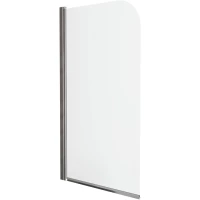 Шторка на ванну Knotlor Veil BS080CG0C 80 см, профиль хром, стекло прозрачное