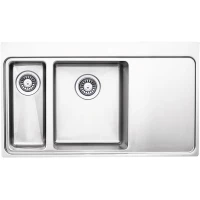 Кухонная мойка полированная сталь Longran Techno TEP860.510 51GT10P 2L