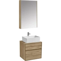 Комплект мебели дуб эльвезия 60 см Акватон Либерти 1A279401LYC70 + 1A280903LYC70 + 732700B000 + 1A279302LYC70