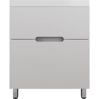 Тумба под раковину Style Line Матис ЛС-00002442 69,8 см, напольная, белый матовый