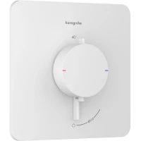 Термостат для душа Hansgrohe Ecostat Comfort Q 33712700 встраиваемый, белый матовый