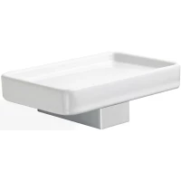 Мыльница Stil Haus Gea GE09(08) настенная, хром/белый