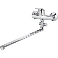 Смеситель для ванны Viko V-6915 универсальный, с душевым гарнитуром, хром