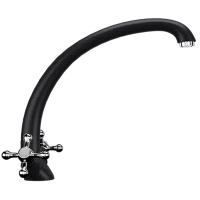 Смеситель для кухни Ulgran черный U-013-308