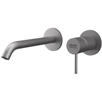 Смеситель для раковины Remer X Style X15PNP встраиваемый, без донного клапана, никель