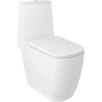 Унитаз напольный Kludi Resa S 27WCB0253 безободковый, без бачка, вертикальный выпуск, торнадо, белый матовый