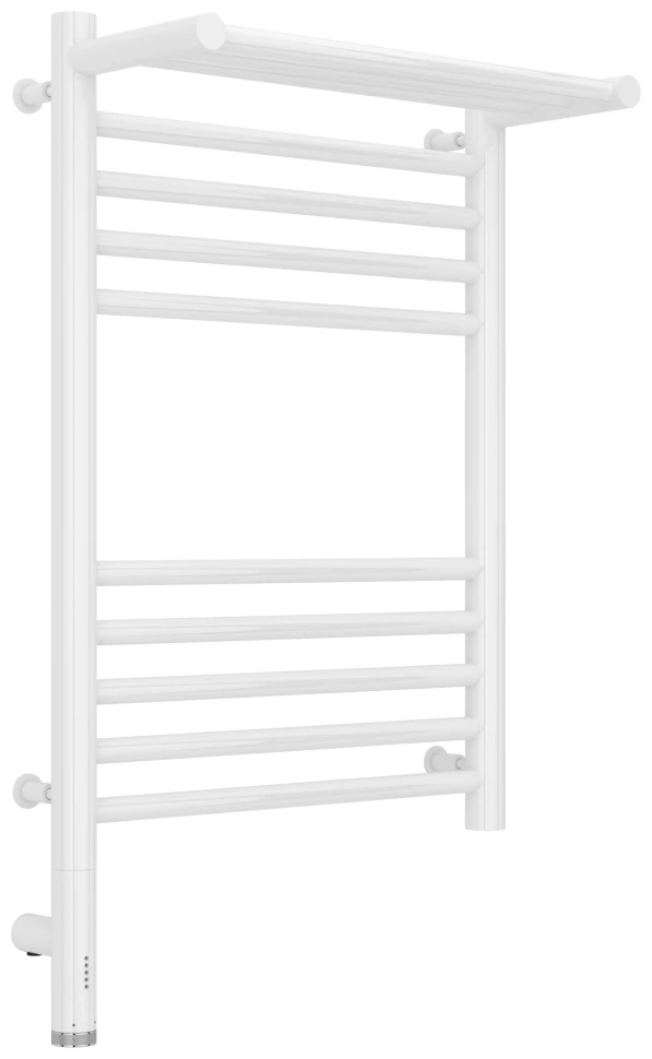 

Полотенцесушитель электрический 600x400 белый глянец МЭМ левый Сунержа Богема с полкой 3.0 12-5806-6040