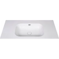 Раковина Armadi Art Vallessi 838-100-W без отв 100x46 см, накладная, белый матовый