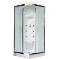 Душевая кабина 80x80x217 см Royal Bath RB80HP7-WC-CH матовое