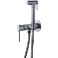 Гигиенический душ Bronze De Luxe Liberty 701GG со смесителем, графит