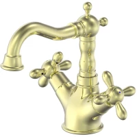 Смеситель для раковины Wonzon & Woghand Retro WW-88139020-PG золотой