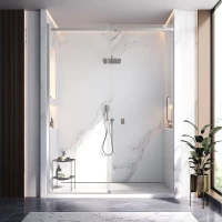 Душевая дверь Veconi Vianno VN75-120-01-C4 119 см, профиль хром, стекло прозрачное