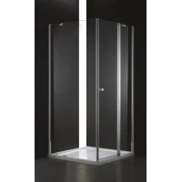 Душевой уголок Cezares Elena 100x100 см текстурное стекло ELENA-W-A-12-100-P-Cr-R