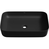 Раковина-чаша Wellsee Preen 329710000 60x42 см, накладная, черный матовый
