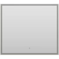 Зеркало Misty Сириус СИР-02-80_70-14 80x70 см, с LED-подсветкой, сенсорным выключателем, белый матовый