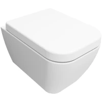 Унитаз подвесной Serel Rita RT26 безободковый, с сиденьем микролифт, белый