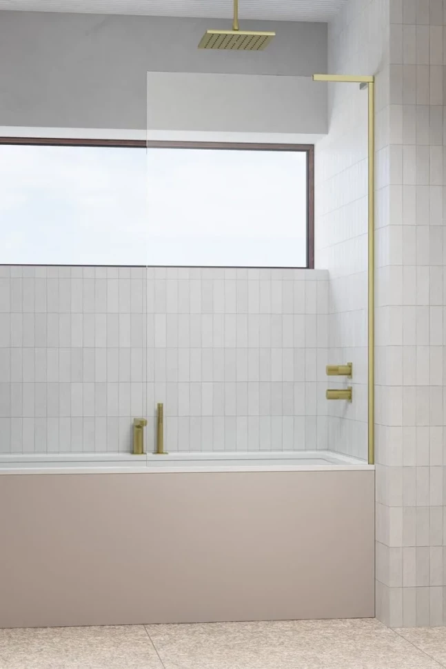 

Шторка для ванны Radaway Modo SL Brushed Gold PNJ II 50 Right 10316050-99-01R прозрачное