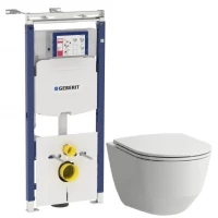 Комплект подвесной унитаз Laufen Pro 8.2096.6.000.000.1 + 8.9896.6.000.000.1 + система инсталляции Geberit 111.362.00.5